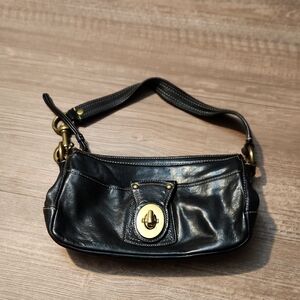 Vintage Coach Leather Handbag